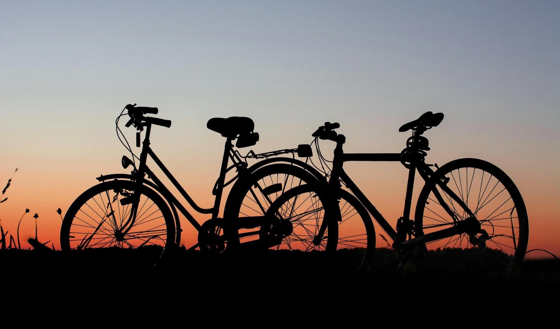 Settle into comfort at Berkshire Lakeway a group of bikes parked on a hill
